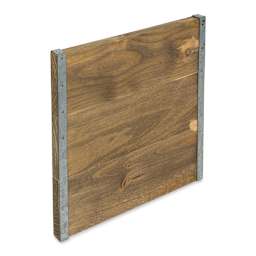 Hampton Art Wood Sign with Metal Edges