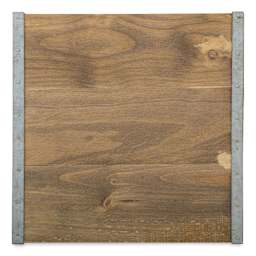 Hampton Art Wood Sign with Metal Edges