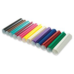 Cricut Removable Premium Vinyl - Variety Sampler, 12 Sheets to show included colors