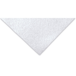 Kunin Glitter Felt - Closeup of corner of White Felt