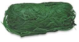 Raffia - Side view of ball of Emerald Green color