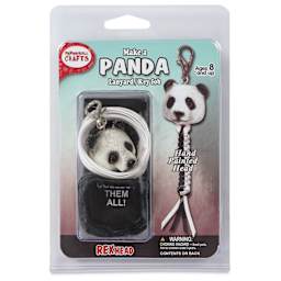 Pepperell Rexlace Rex Head Key Chain Kit - Panda - front of packaging