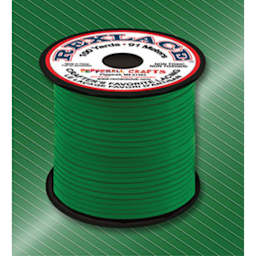 Pepperell Rexlace Plastic Lacing - 100 yards, Kelly Green