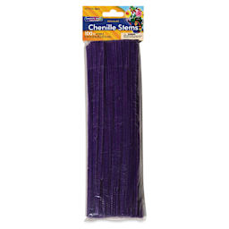 Creativity Street Regular Chenille Stems - 4 mm x 12", Pkg of 100, Purple