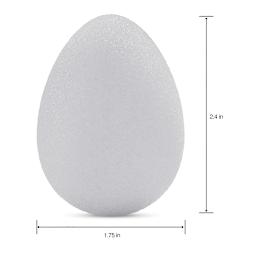 FloraCraft CraftFōM Blocks and Shapes - 1.75" x 2.4", Egg (Hen) - dimensions