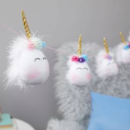 FloraCraft CraftFōM Blocks and Shapes - 1.75" x 2.4", Egg (Hen) - finished unicorn decoration example