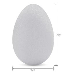 FloraCraft CraftFōM Blocks and Shapes - 2.8" x 3.6", Egg (Goose) - dimensions