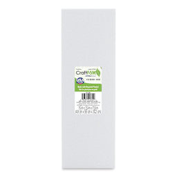 FloraCraft CraftFōM Blocks and Shapes - 1.9" x 3.9" x 11.9", Block - front of packaging