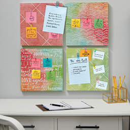 FloraCraft CraftFōM Blocks and Shapes - 0.5" x 11.9" x 11.9", Block - finished decorative bullet board examples