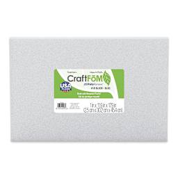 FloraCraft CraftFōM Blocks and Shapes - 1" x 11.9" x 17.9", Block - front of packaging
