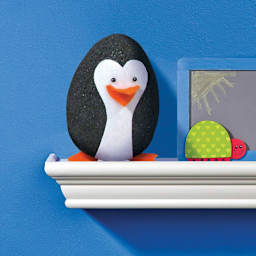 FloraCraft CraftFōM Blocks and Shapes - Egg (Ostrich), penguin craft made with egg shape