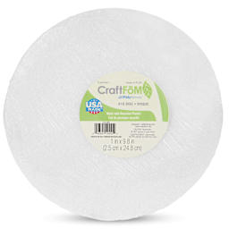 FloraCraft CraftFōM Blocks and Shapes - Disc, 1" x 9.8" - front of packaging