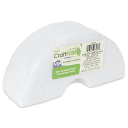 FloraCraft CraftFōM Blocks and Shapes - Rainbow, 6" x 2" - front of packaging, angled