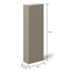 Desert DryFoM Floral Foams 2" x 4" x 12" Block - Brown