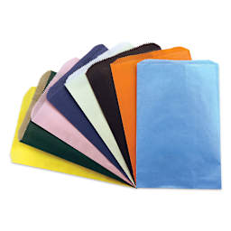 Hygloss Craft and Party Bags - 6" x 9", Small Flat Bags, Pkg of 28