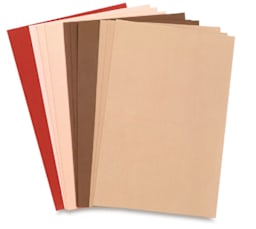 Creativity Street WonderFoam Sheets - 10 sheets of Multicultural Colors shown in fan