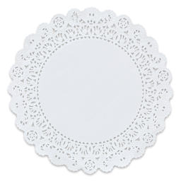 Hygloss Paper Doilies - White, Round, 8"