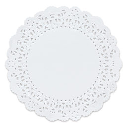 Hygloss Paper Doilies - White, Round, 6"
