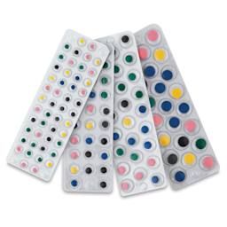 Creativity Street Peel and Stick Wiggle Eyes - Multicolor and Sizes, Pkg of 137, out of packaging