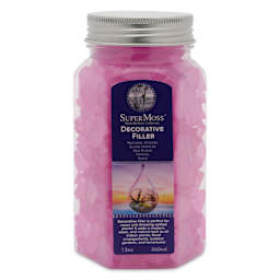 SuperMoss Sea Glass - Pink, 12 oz, front of jar