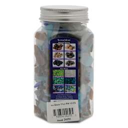 SuperMoss Sea Glass - Pacific Mix, 12 oz, back of jar