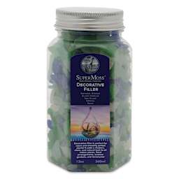 SuperMoss Sea Glass - Atlantic Mix, 12 oz, front of jar
