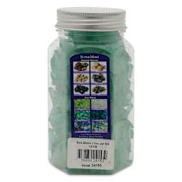 SuperMoss Sea Glass - Chartreuse, 12 oz, back of jar
