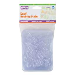 Roylco Rubbing Plates - Leaf, Set of 16, front of the packaging