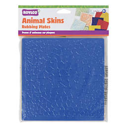 Roylco Rubbing Plates - Animal Skins, Set of 6, front of the packaging
