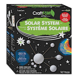 FloraCraft CraftFōM Solar System Kit - Hanging 3D Model - Front of Box