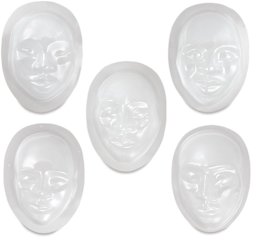 Multi-Cultural Face Forms, Pkg of 10