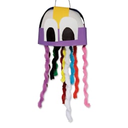 Creativity Street Colossal Stems - 5/8" x 19-1/2", Assorted Colors, Pkg of 50 - finished jellyfish example