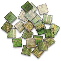 Mosaic Mercantile Metallic Glass Tiles