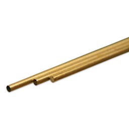 K&S Metal Rods - Brass, 13 Gauge, 12", Pkg of 3