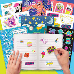 Fashion Angels 1000+ Mega-Cool Sticker Book (Sticker pages and stickers in journal)