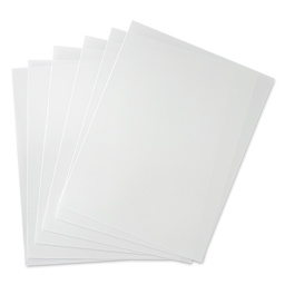 Grafix Shrink Film - 8.5" x 11", Shrink Film, White, 6 Sheets