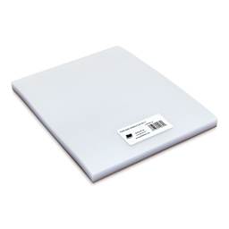 Grafix Shrink Film - 8.5" x 11", Sanded Shrink Film, Clear, 50 Sheets front of packaging, angled view