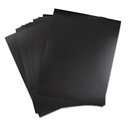 Grafix Shrink Film - 8.5" x 11", Shrink Film, Black, 50 Sheets