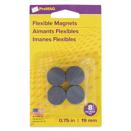 ProMag Magnetic Buttons - 3/4" diameter, Pkg of 8