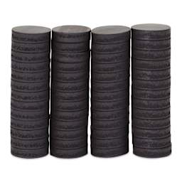 ProMag Magnetic Buttons - Magnets from 52 pc package shown stacked