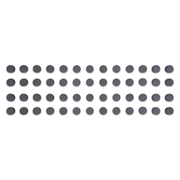 ProMag Flexible Button Magnets - Pkg of 52, High Energy, 1/2"