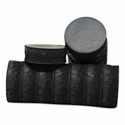 ProMag Flexible Button Magnets - Pkg of 52, High Energy, 1/2" top and side view of magnets