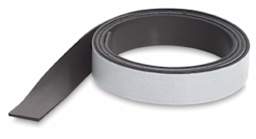 ProMAG Adhesive Magnets - Slightly unrolled Magnetic Roll
