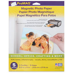 ProMag Magnetic Inkjet Printable Sheets front of packaging
