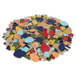 Jennifer’s Mosaics Ceramic Assorted Shapes Tiles - Mixed Shapes, 5 lb