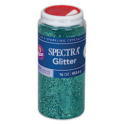 Spectra Sparkling Crystals Glitter - 16 oz, Turquoise