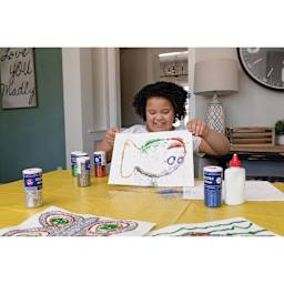 Spectra Sparkling Crystals Glitter - 4 oz, Set of 6 Jars, Assorted Colors