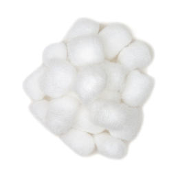 Creativity Street Jumbo Craft Fluffs - White, Pkg of 100 - out of packaging