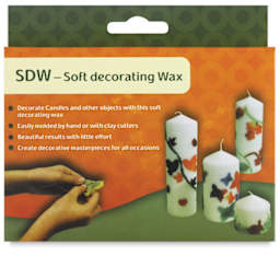 Soft Decorating Wax, Set of 6 Colors