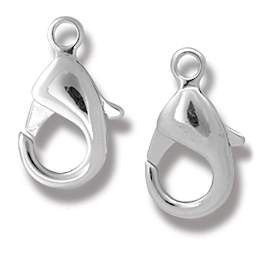 Platinum Lobster Claw, Pkg of 2